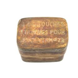 Boite etanche laiton pour cartouches revolver 1873