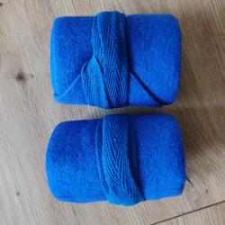 PAIRE DE BANDES MOLLETIERES BLEU HORIZON