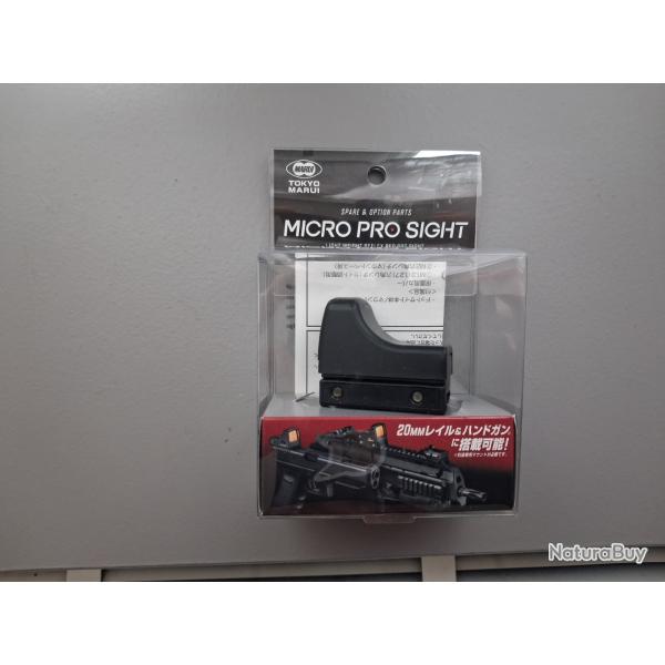 Point rouge airsoft, Tokyo Marui Micro Pro Sight, occasion tat neuf !
