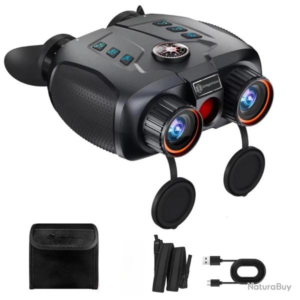 Jumelles de Vision Nocturne 3D FHD Clart et Performance Ultimes pour vos Aventures Nocturnes !