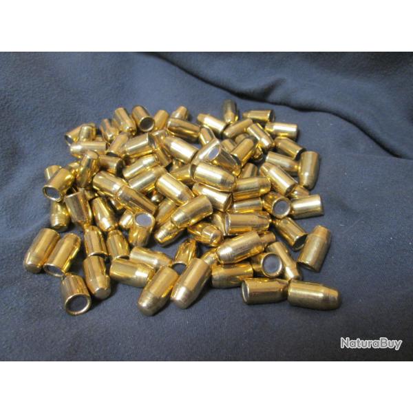 100 Ogives FMJ Alsa .38/357 en 158 gr