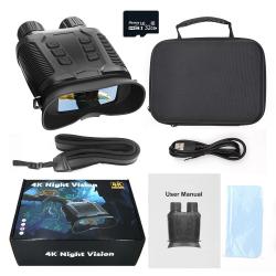 Jumelles de Vision Nocturne Numériques Infrarouges NV3280 - Technologie 4K UHD pour la Chasse
