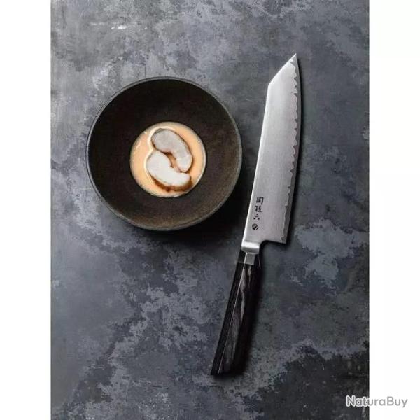 Kai AE-5502 Seki Magoroku Kaname  Kiritsuke Lame 7.75" (19,5 cm), Poigne 13 cm