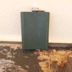 FIOLE MÉTALLIQUE OLIVE 8 OZ