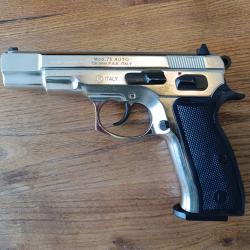 Pistolet copie CZ Kimar 75 Auto Cal. 9mm Pak - Chrome
