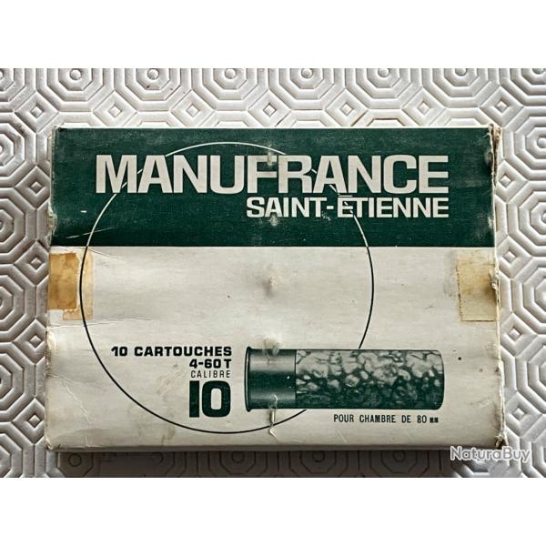 Manufrance - cartouches calibre 10/80 - pb 4