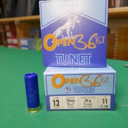 lot de 2x25 cartouches cal 12/70 BJ OPEN 36 en plomb de  11