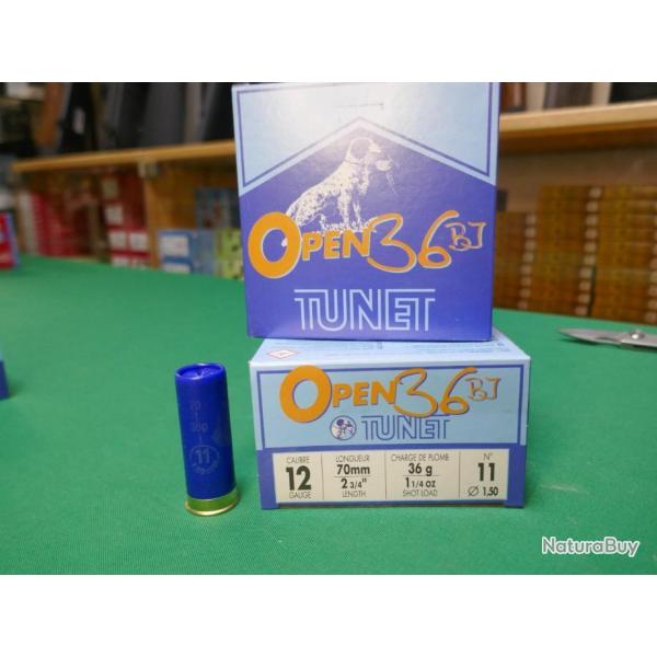 lot de 2x25 cartouches cal 12/70 BJ OPEN 36 en plomb de  11