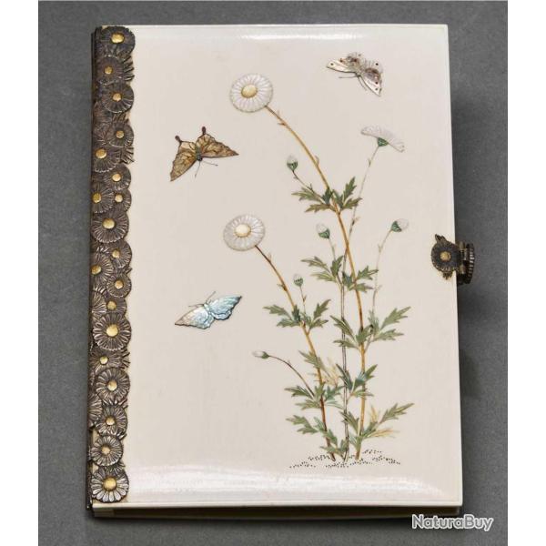 �TUI � CARTES SHIBAYAMA EN IVOIRE INCRUST� DE NACRE JAPON MEIJI PERIODE 1868-1912 Japon XX�