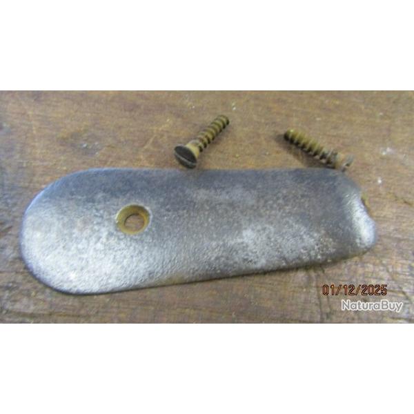 plaque de couche +2vis ww1 fusil mauser G98 98k Allemand Allemagne ww1 ww2 Prusse oxyd