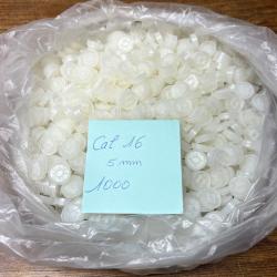 Obturateur plastique, calibre 16                          5 mm d'épaisseur