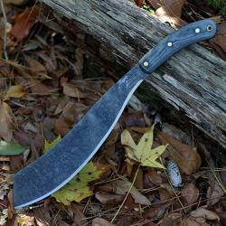 Machette ESEE Expat El Deguello Lame Acier 1075 Carbon MANCHE Micarta Etui Canevas USA ESDEGUELLO