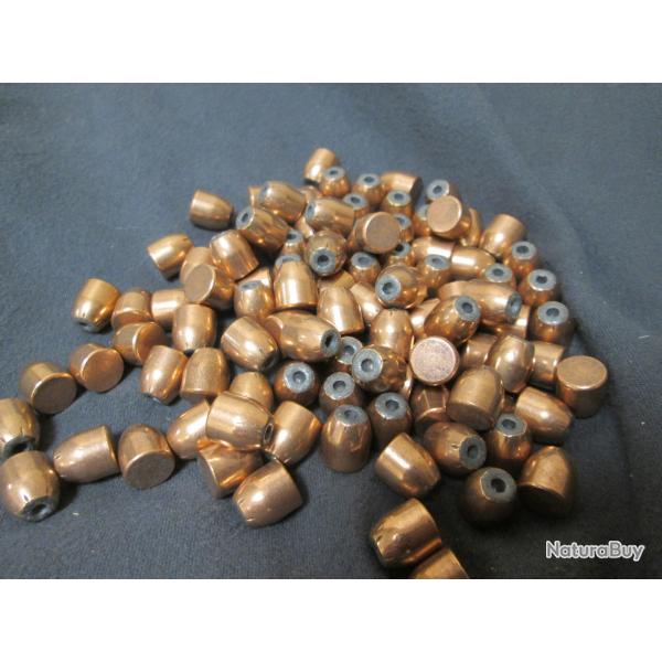 100 Ogives creuse 9mm Makarov/Tokarev .(364/9.25mm)