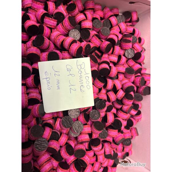 1000 Bourres grasse calibre 12