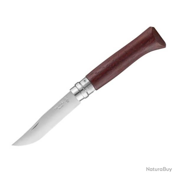 Couteau Opinel 8 VRI Luxe Padouk manche 11cm 973.08