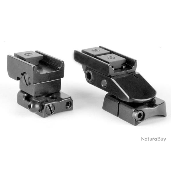 MONTAGE PIVOTANT EAW COMPLET RAIL SR SWAROVSKI KAHLES  BROWNING BAR STOCK PERMANENT !!