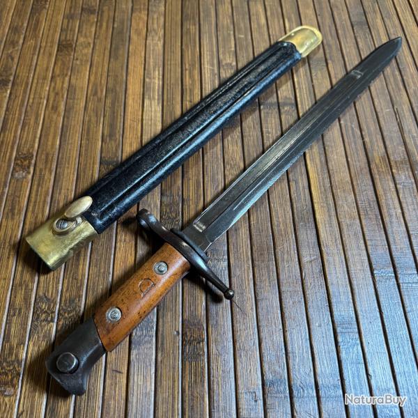 BAONNETTE ITALIENNE CARCANO 1891 TERNI  WW2