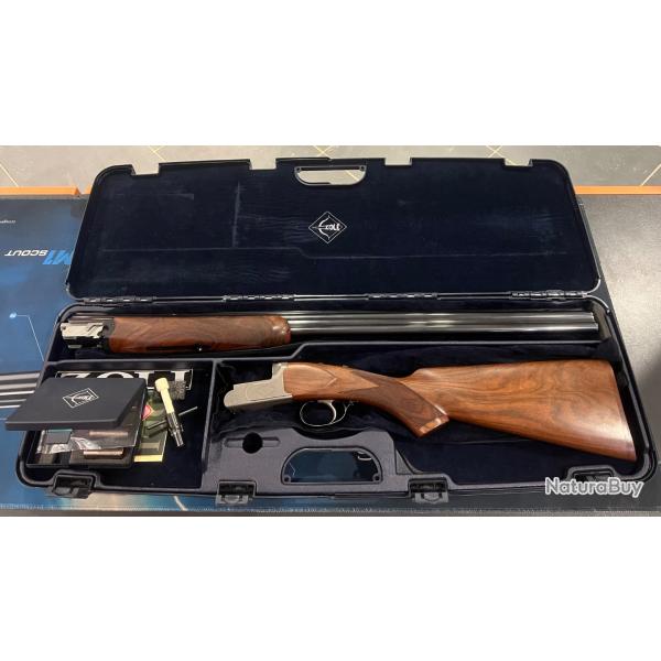 Fusil superpos ZOLI NOBILE 28/70 canon 75 avec malette