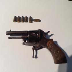 Très beau petit type lefaucheux 7 mm parfait état de fonctionnement sa et da avec ses munitions