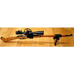 Mosin Nagant -  Rails picatinny 9 places avec bipied