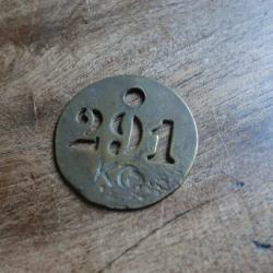 jeton K.G 291 "" a définir