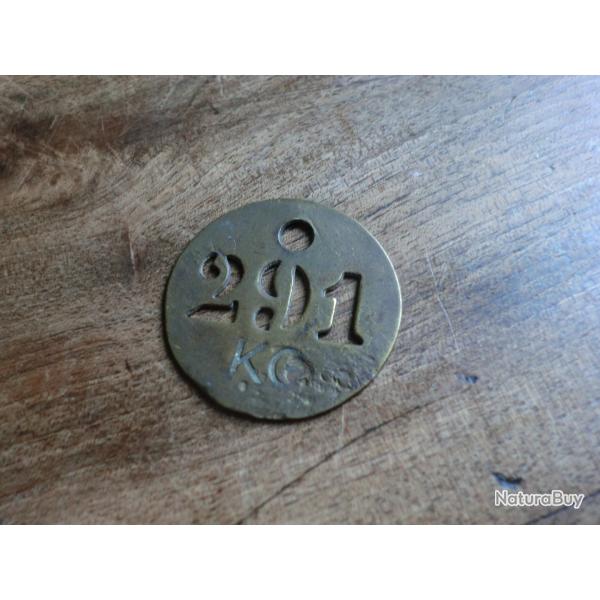 jeton K.G 291 "" a dfinir