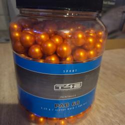 500 Bille peinture orange .68 pab 68 t4e umarex