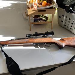 Tikka m658 rh avec lunette de battue kettner 1,5x4,5x20 sur montage eaw complet