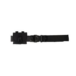 Ensemble Ceinture tactique Noire + une cartouchiere ceinture Noire 14 munitions rayées