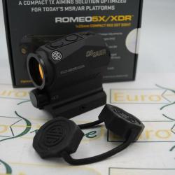 Point rouge Sig Sauer Roméo5X/XDR avec montage pour Rail Picatinny fixe