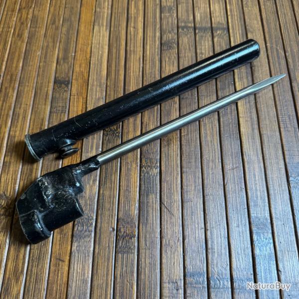 RARE BAIONNETTE CLOU ANGLAISE 4 MK IIl AVEC SON FOURREAU WW2