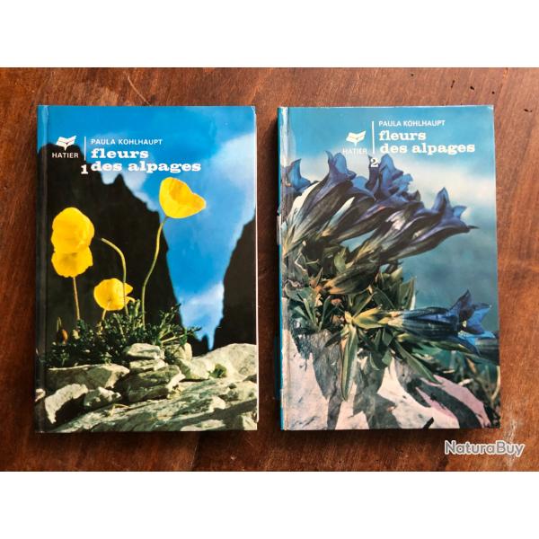 Fleurs des alpages tomes 1 & 2 - couleurs de la nature - Hatier
