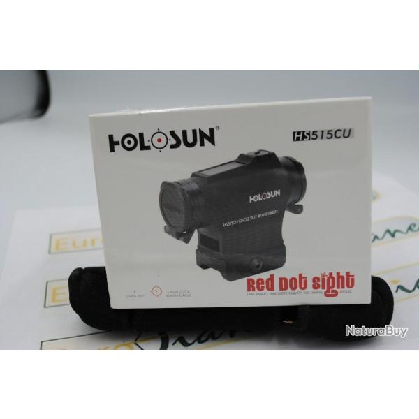 Holosun HS515CU avec 2 montages pour rail Picatinny