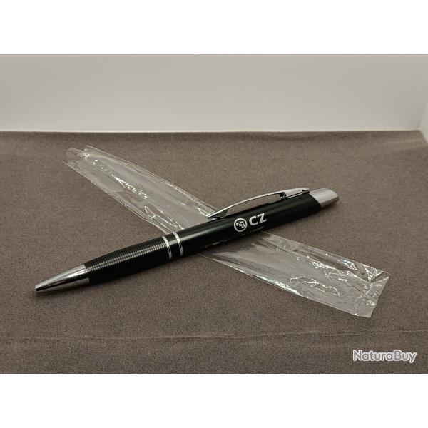 Stylo Bille officiel CZ corps en Aluminium avec Logo - Encre Bleue