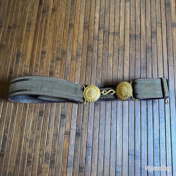 CEINTURON MILITAIRE SERVICE DE SANT� MEDECIN XlX �me