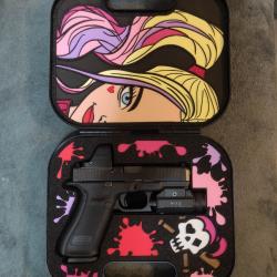 Mallette glock personnalisée