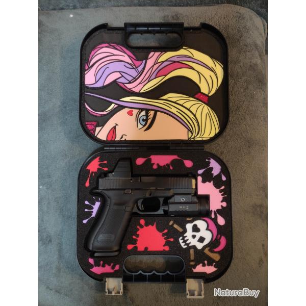 Mallette glock personnalise