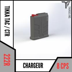 chargeur TIKKA T3X TAC a1 / ACE / CTR / ARTIC 8 coups 222 / 223 rem Thurses Industries