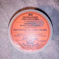 Cartouches à blanc 380/9 mm