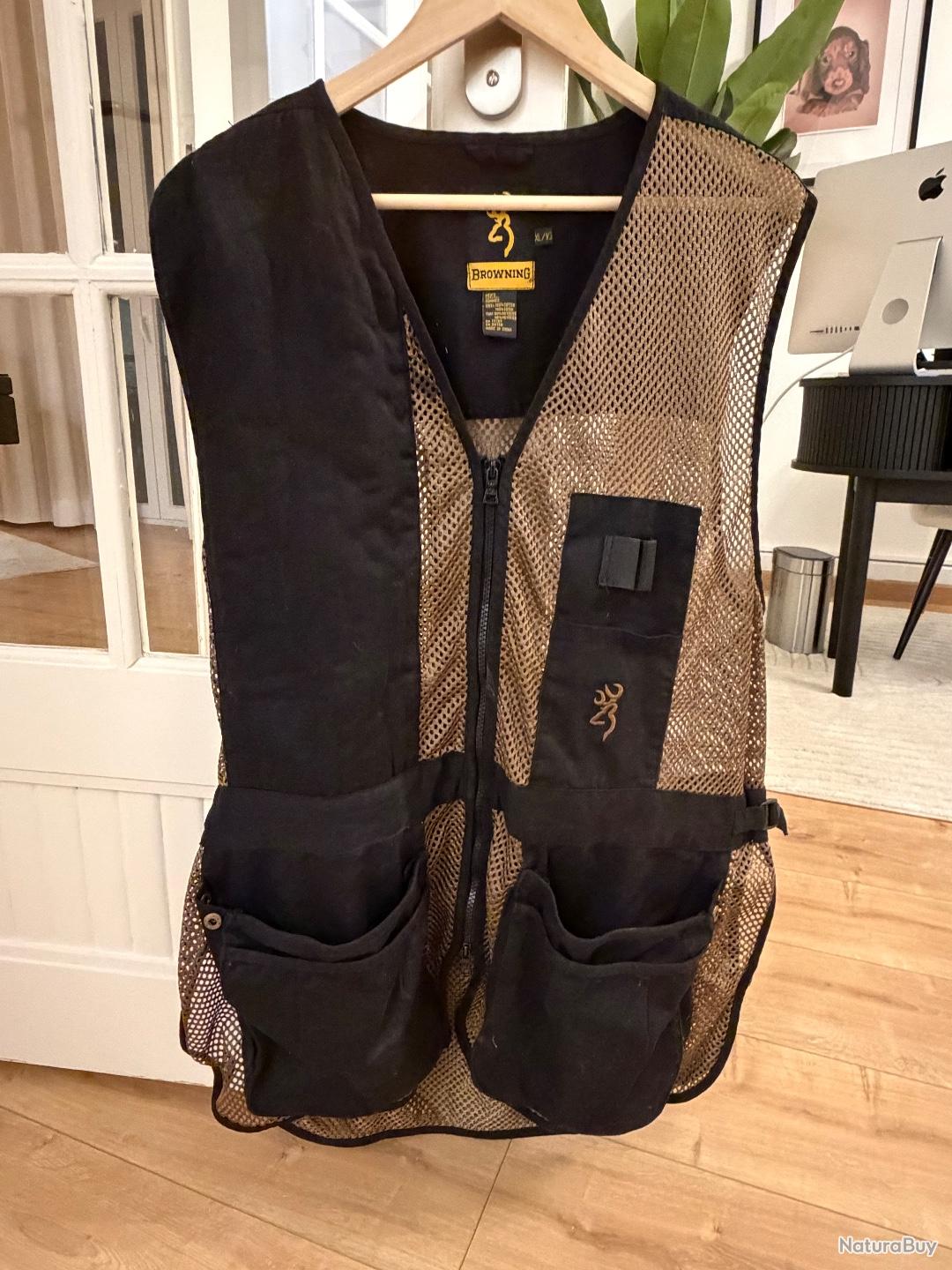 Gilet De Pêche REI Homme - Taille L - Kaki - Léger, Multi-poches - Excellent état