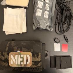 Kit m&eacute;dical tactique Northman Resilience - Complet + Poche Med Multicam - Excellent &eacute;tat