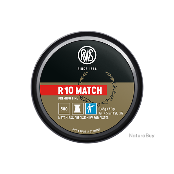 RWS R10 MATCH 4,48mm 0,45g