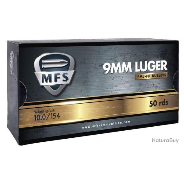 CART MFS 9MM LUGER 10.0G 154GR FMJ FP SUBSONIC BTE 50