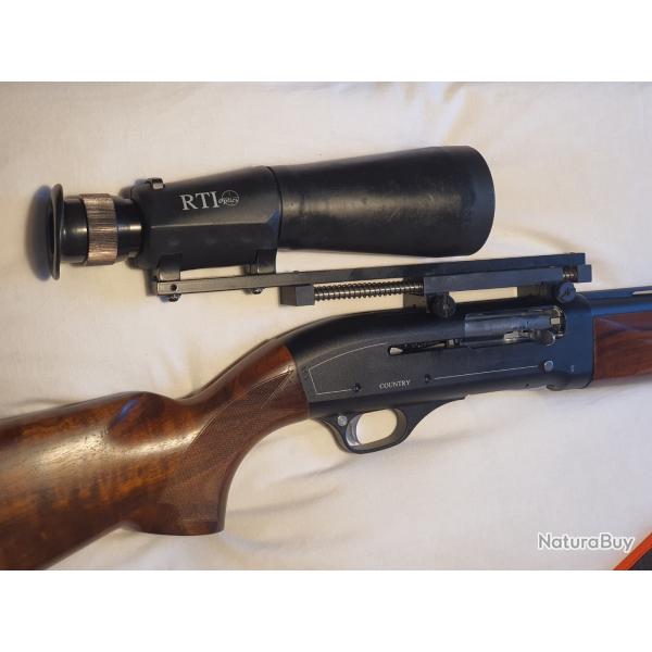 Fusil semi automatique Country calibre 20/76 avec lunette 9x63