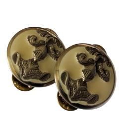 Lot de deux insigne de col 2° Régiment de Dragons