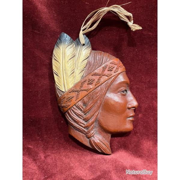 T�te indienne d�coration murale parfait pour votre saloon