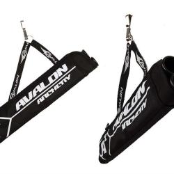 Carquois cible Avalon A&sup2; Noir Ambidextre 2 tubes with hook