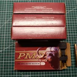 4 boites de 300 Winchester Magnum PMP