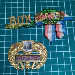 LOT 3 INSIGNES BON POUR LE SERVICE CONSCRITS