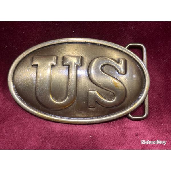 Boucle de ceinture us  couleur laiton guerre de s�cession